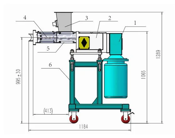 Hot Cwj Twin Screw Side Feeder for Plastic Powder Coating and Rubber Machine Made by Joiner