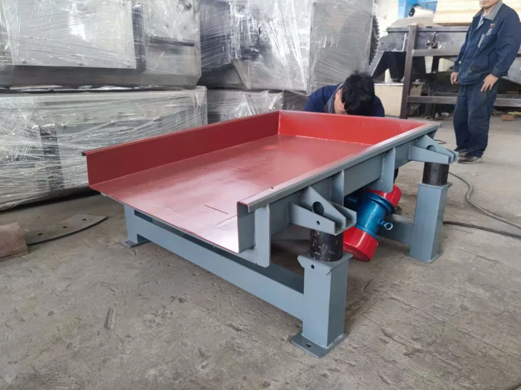 Paint Resin Powder Vibrating Feeder Conveyor in Chemical Industry/Coal Mine Chain Shaker Feeder/Horizontal Vibration Conveyor