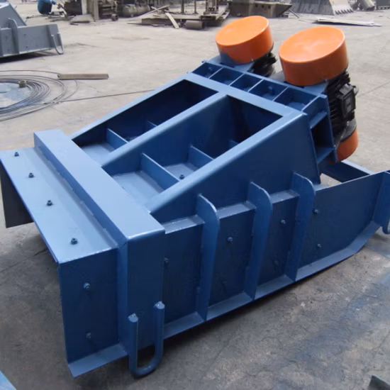 Alimentateur de vibrations inertielles pour l'industrie minière